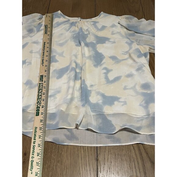 Sunday in Brooklyn by Anthropologie‎ Tie Dye Blouse Lightweight Size L Career - Picture 4 of 13